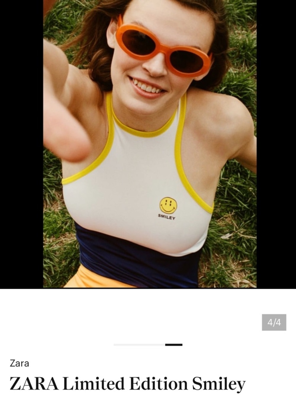ZARA Limited Edition Smiley Happy Collection Dress SIZE M NWT